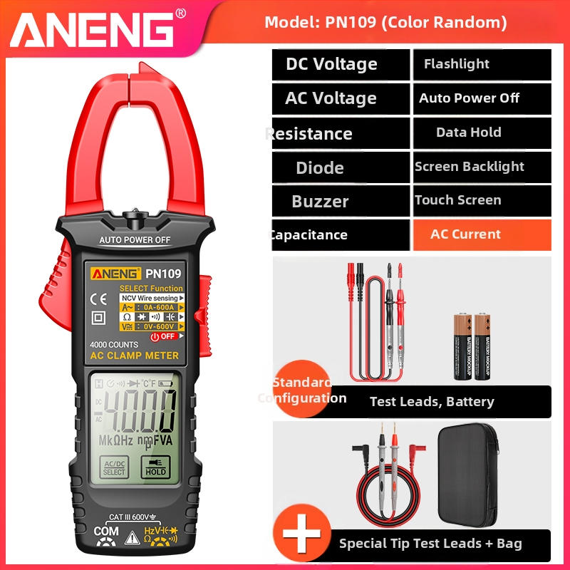 Visoko precizan digitalni kleštni mjerni uređaj za elektromontere – višenamjenski multimetar za AC/DC napetost i struju