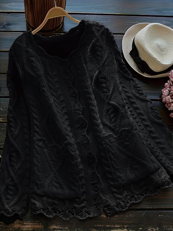 Блуза без ръкави с поло яка, мерсеризиран Vinylon плат, Пролет 2025