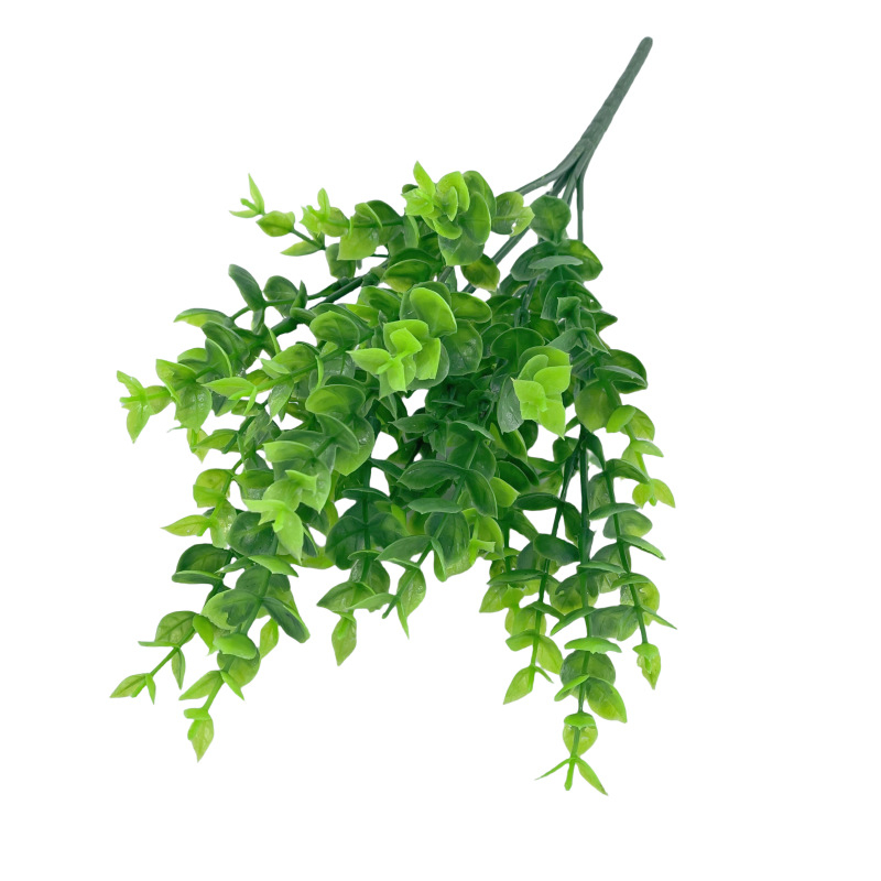 Dirbtinės gėlės — eukaliptas ir kamelija, iš plastiko, įpurškimo formavimu, vestuvėms, lauko naudojimui ir namų dekorui