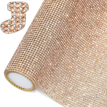 Стикер с кристали на лепяща основа от Jingmao, електроплакирани стъклени кристали, правоъгълен лист за DIY облекло