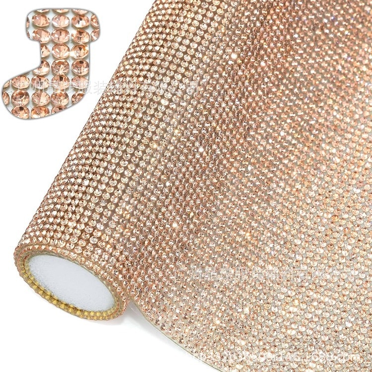 Стикер с кристали на лепяща основа от Jingmao, електроплакирани стъклени кристали, правоъгълен лист за DIY облекло