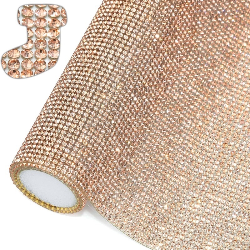 Стикер с кристали на лепяща основа от Jingmao, електроплакирани стъклени кристали, правоъгълен лист за DIY облекло