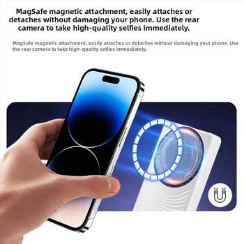 Magnetinis telefono laikiklis su self-timeriu ir nuotolinio valdymo, stabilizacija nuo drebulio, Bluetooth, plastikinis korpusas, pritaikymas