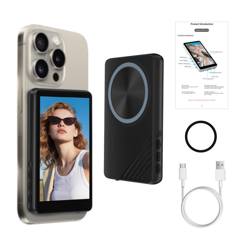 Magnetinis telefono laikiklis su self-timeriu ir nuotolinio valdymo, stabilizacija nuo drebulio, Bluetooth, plastikinis korpusas, pritaikymas