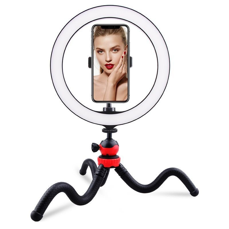 Suport de filmare de sus cu trepied caracatiță pentru telefon/DSLR — portabil, extensibil pentru selfie, silicon, design IP