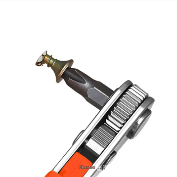 Комплект Eagle Shield отвертки с реверсивен тресчотков механизъм, сгъваем ключ и битове под ъгъл — Карбонова стомана, тегло 0.6 кг, Комплект: Да, Магнитно: Не, Изолирано: Не