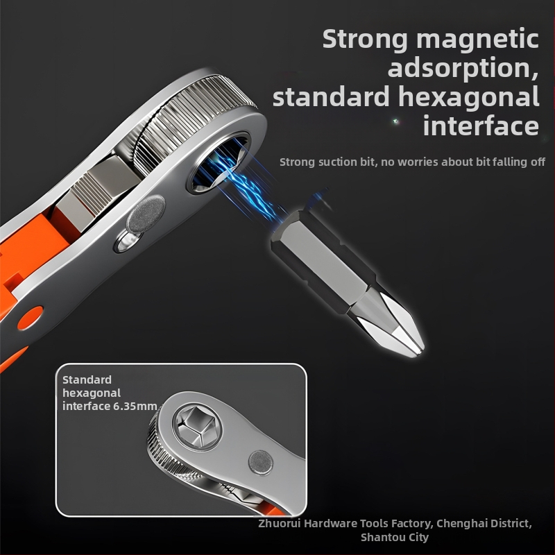Eagle Shield reversinis atsuktuvų rinkinys su alkūniniu veržliarakčiu ir tiesiai kampiniais bitais — anglies plienas, svoris 0,6 kg, rinkinys: Taip, Magnetinis: Ne, Izoliacija: Ne
