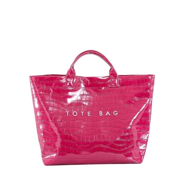 Dámska bucket bag z PU+PVC, horizontálna štvorcová forma, zapínanie na suchý zips, podšívka z polyesteru, vnútorná kapsa na zips, štýl Fresh and Sweet