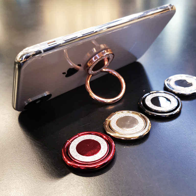 Γκλίτερ δαχτυλιδωτό στήριγμα κινητού – δαχτυλίδι από κράμα με στρας, γενική συμβατότητα