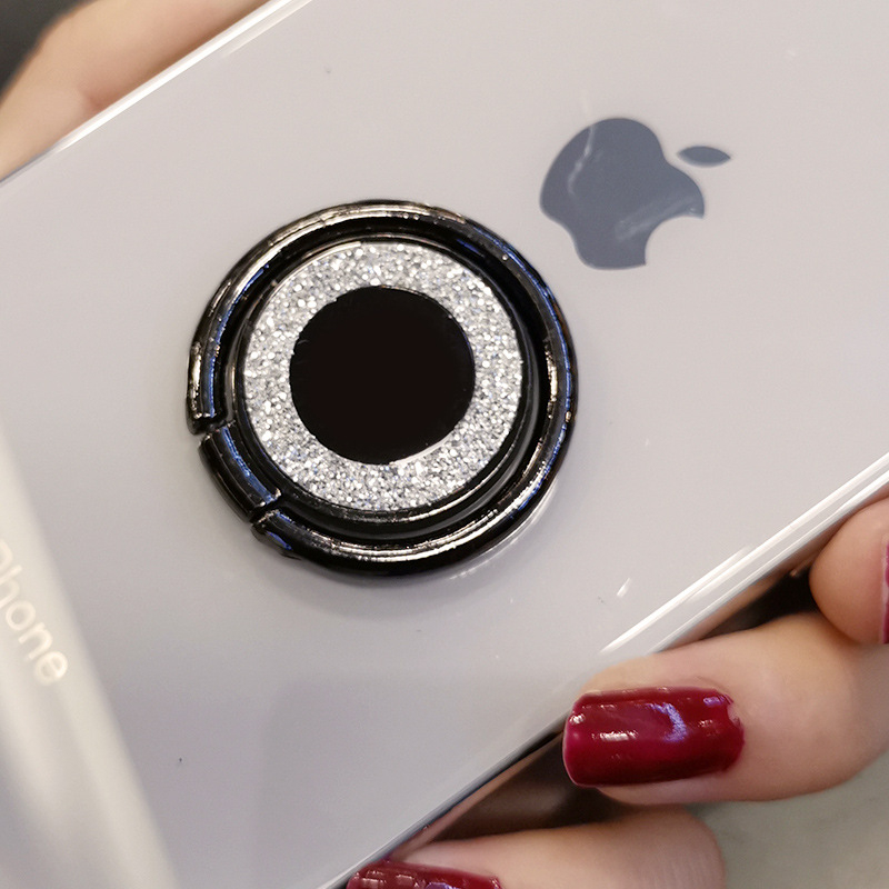 Γκλίτερ δαχτυλιδωτό στήριγμα κινητού – δαχτυλίδι από κράμα με στρας, γενική συμβατότητα