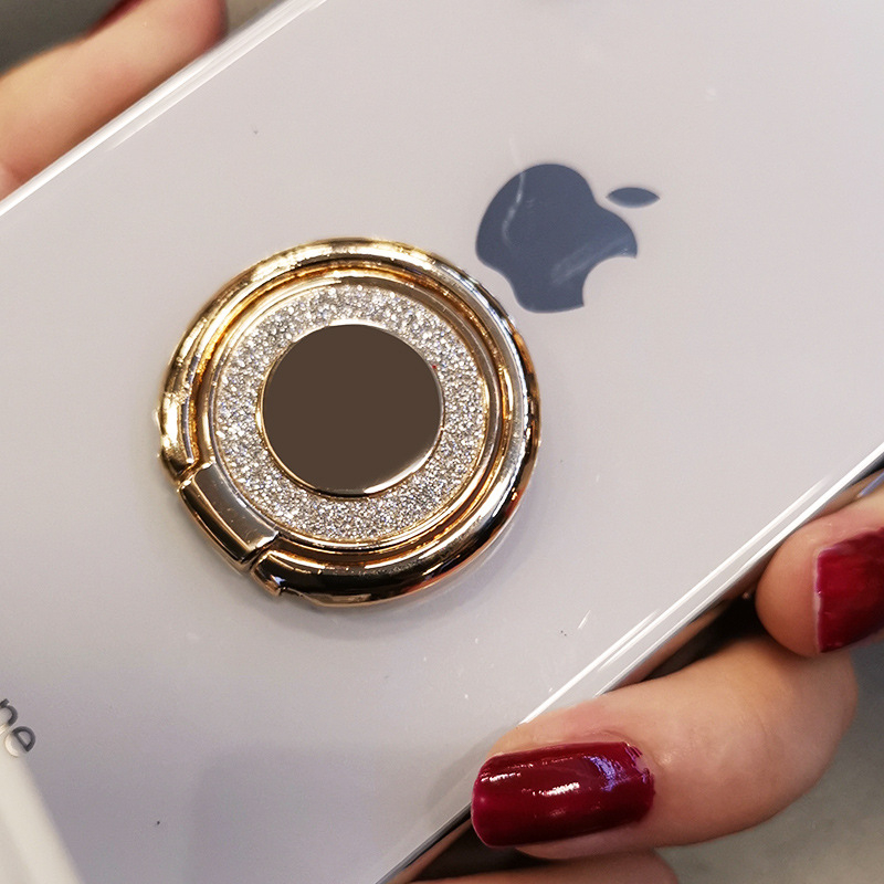 Γκλίτερ δαχτυλιδωτό στήριγμα κινητού – δαχτυλίδι από κράμα με στρας, γενική συμβατότητα