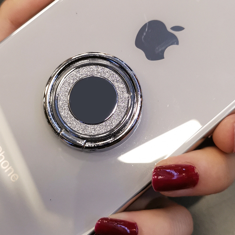 Γκλίτερ δαχτυλιδωτό στήριγμα κινητού – δαχτυλίδι από κράμα με στρας, γενική συμβατότητα