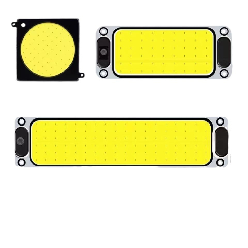 LED интериорна светлина за кабината на товарен автомобил с COB диоди на алуминиева платка — 12–85V, COB 54/64/87/108 диода, подходяща за камиони, автомобили, полуремаркета, ванове и автобуси