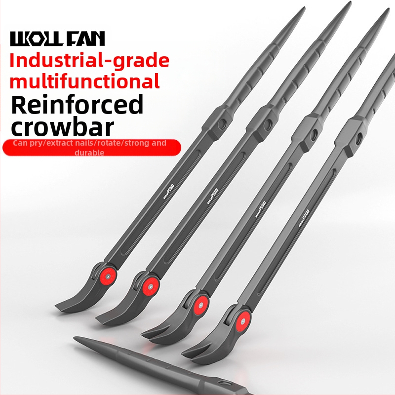 Apskritos strypą laužtuvas – dviejų galų su apvaliu ir plokščiu galu, anglies plienas, automobilių remonto įrankis