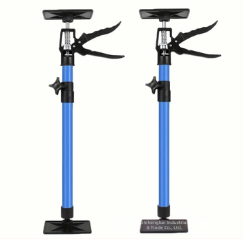 Στήριγμα ανύψωσης εγκατάστασης κρεματών ντουλαπιών με τηλεσκοπική ράβδο, υποστήριξη γυψοσανίδας και εργαλείο ξυλουργικής για οροφή