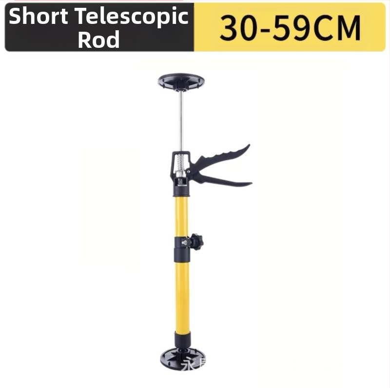 Στήριγμα ανύψωσης εγκατάστασης κρεματών ντουλαπιών με τηλεσκοπική ράβδο, υποστήριξη γυψοσανίδας και εργαλείο ξυλουργικής για οροφή