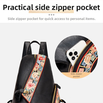 Dámsky ruksak, PU materiál, PU podšívka, otvorenie na zips, vnútorná zip kapsa, stredne mäkká tvrdosť