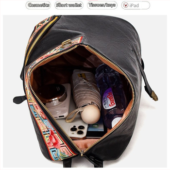 Dámsky ruksak, PU materiál, PU podšívka, otvorenie na zips, vnútorná zip kapsa, stredne mäkká tvrdosť