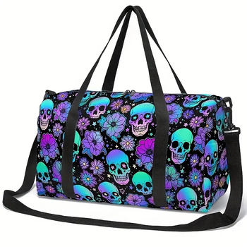 Τσαντάκι ταξιδιού σε στυλ χειραποσκευής, νάιλον, πολυλειτουργικό, για ταξίδια, καρτούν χαριτωμένο σχέδιο