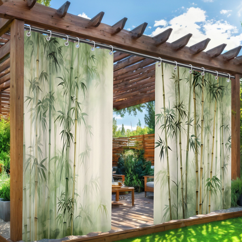 Užuolaidos su aukštu siūlų tankiu, 71–90% šešėlis, spauda / lygus audinys, šilko sluoksnis — šiuolaikinis minimalistinis stilius