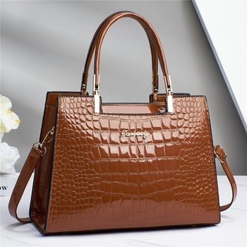 PU kožená dámska taška s kamenným vzorom, na rameno/crossbody, vodorovný štvorcový tvar, zipsové zapínanie, vnútorné vrecko so zipsom, hmotnosť 0,75 kg