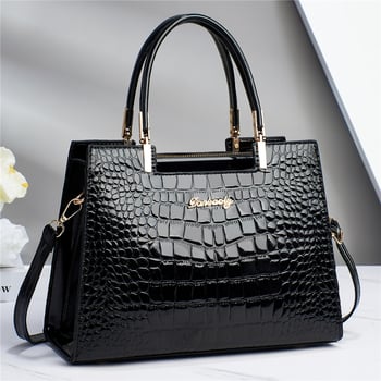 PU kožená dámska taška s kamenným vzorom, na rameno/crossbody, vodorovný štvorcový tvar, zipsové zapínanie, vnútorné vrecko so zipsom, hmotnosť 0,75 kg