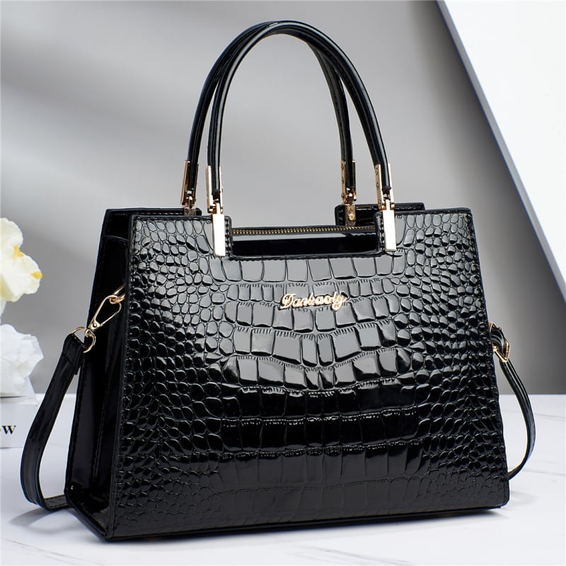 PU kožená dámska taška s kamenným vzorom, na rameno/crossbody, vodorovný štvorcový tvar, zipsové zapínanie, vnútorné vrecko so zipsom, hmotnosť 0,75 kg