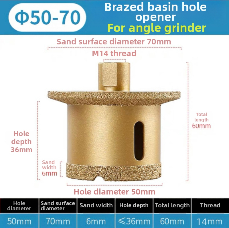 Gyémánt lyukfúró mosogatóhoz – lyukak készítéséhez márványon, palaszetten és kerámiamosdókban, kétszintes fúrófej