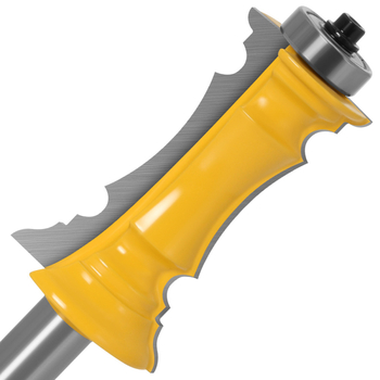 Φρέζα ξύλου - φρέζα με λαβή 1/2 για πάνελ πλαισίου συρταριού; φρέζα πόρτας ντουλάπι/κουζίνας; φρέζα γλυπτικής για ξύλο; συμβατή με πολλά μηχανήματα; για ξύλο/ΜΔΦ/συνθετικά πάνελ/λαμινάτες