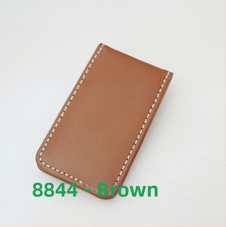 Magnetinis pinigų klipas, unisex, PU oda, 1 sulenkimas, ekspozicinis atidarymas, vertikalios kvadrato formos, modeliai HC-8833/HC-8844/HC-9090