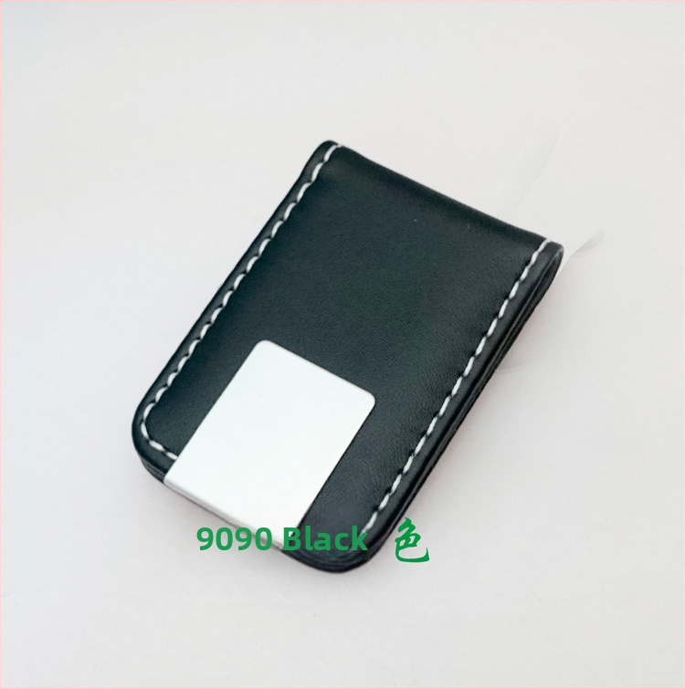 Magnetinis pinigų klipas, unisex, PU oda, 1 sulenkimas, ekspozicinis atidarymas, vertikalios kvadrato formos, modeliai HC-8833/HC-8844/HC-9090