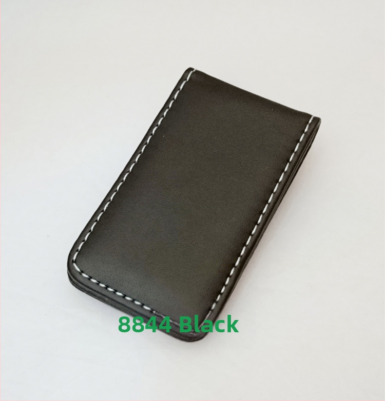 Magnetinis pinigų klipas, unisex, PU oda, 1 sulenkimas, ekspozicinis atidarymas, vertikalios kvadrato formos, modeliai HC-8833/HC-8844/HC-9090