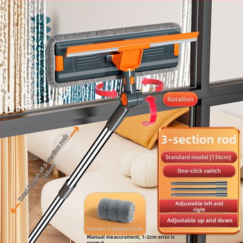 Dvigubos pusės išorinių langų valytuvas aukštų pastatų (Medžiaga: šilko gėlė; Naudojimas: namų ūkis; Rankinis)