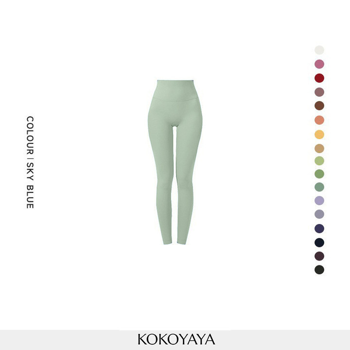 Be siūlių moterų legging su aukštu juosmeniu, klubų pakėlimas, visiems sezonams; sudėtis 82,5% poliesteris, 17,5% elastanas; tinkama bėgimui, fitnesui ir jogai.