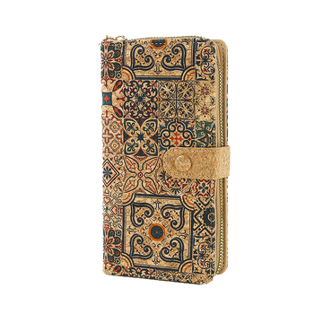 Korkinė piniginė su paslėpta sagtimi ir kortelių laikikliu – unisex, 2025 m. vasara, kasdieniniam naudojimui