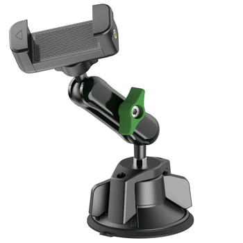 Държач за телефон за кола с регулируема стойка и вакуумен монтаж за предното стъкло