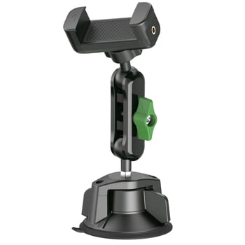 Държач за телефон за кола с регулируема стойка и вакуумен монтаж за предното стъкло