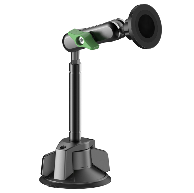 Държач за телефон за кола с регулируема стойка и вакуумен монтаж за предното стъкло