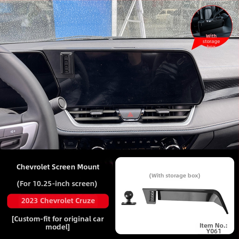 Телефонен държател за автомобил Tracy за табло на Chevrolet — щракващ монтаж, база за закрепване, без презареждане