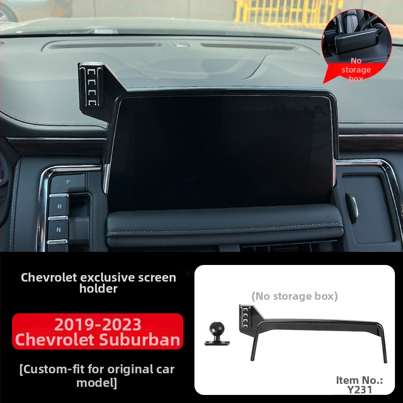 Телефонен държател за автомобил Tracy за табло на Chevrolet — щракващ монтаж, база за закрепване, без презареждане