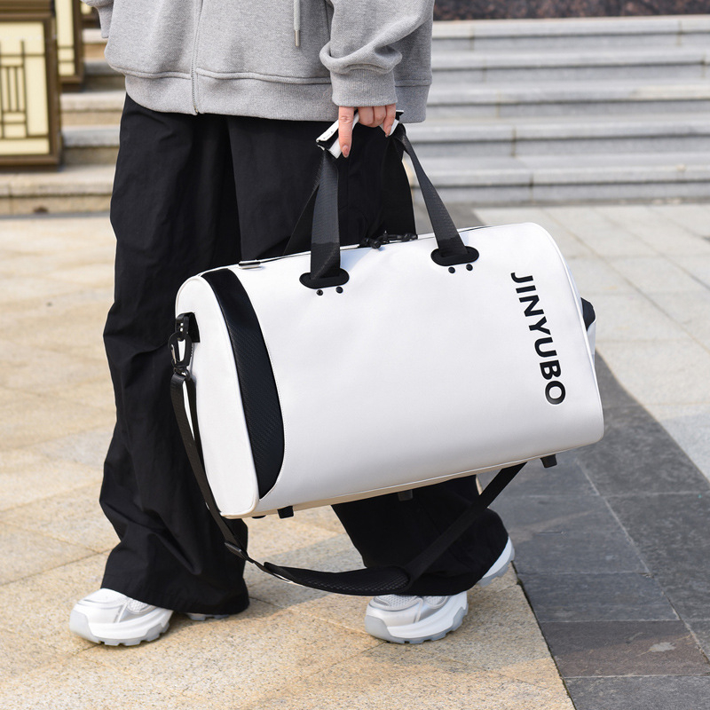Oonir unisex cestovná taška 20–35L, Oxford tkanina, predušná, vodeodolná, ultra ľahká, suché-mokré rozdelenie