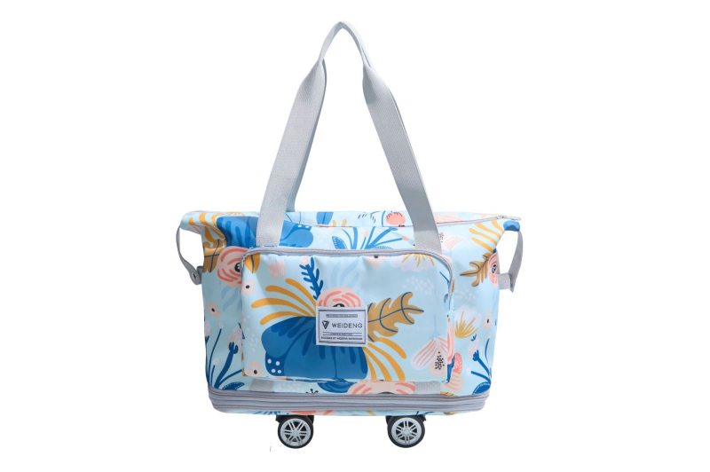 Unisex cestovná taška s kolieskami, 20-35L, Oxford látka, mestský minimalistický štýl