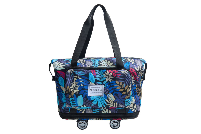 Unisex cestovná taška s kolieskami, 20-35L, Oxford látka, mestský minimalistický štýl