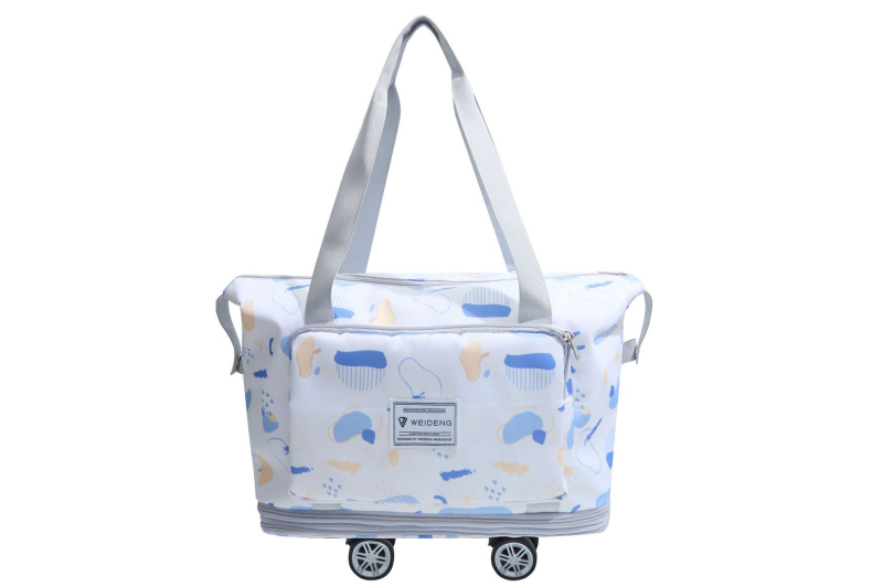 Unisex cestovná taška s kolieskami, 20-35L, Oxford látka, mestský minimalistický štýl