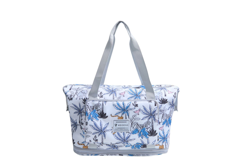 Unisex cestovná taška s kolieskami, 20-35L, Oxford látka, mestský minimalistický štýl