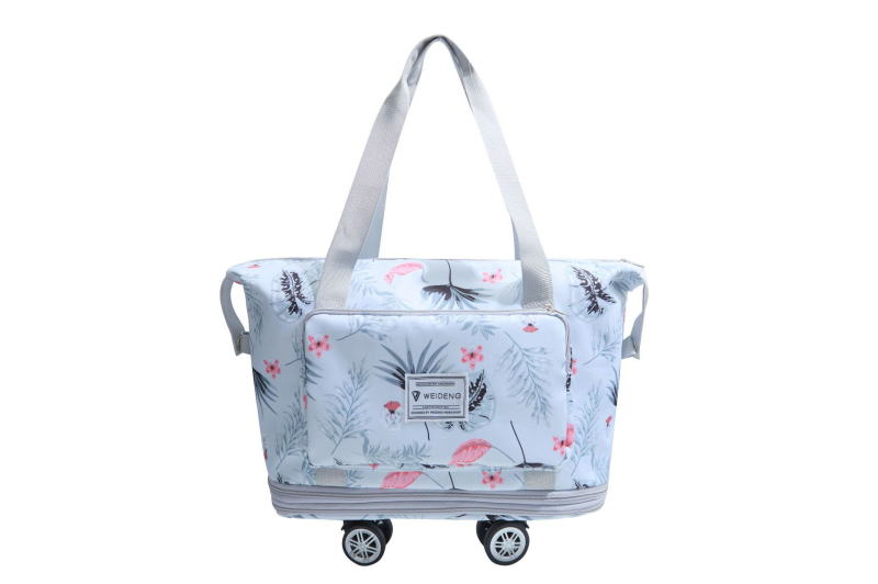 Unisex cestovná taška s kolieskami, 20-35L, Oxford látka, mestský minimalistický štýl