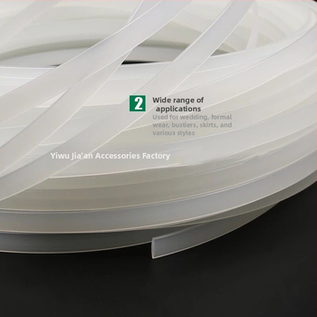 PVC χωρίς ραφή λωρίδα κόλλας για πλευρικά οστά σουτιέν και στήριξη νυφικού