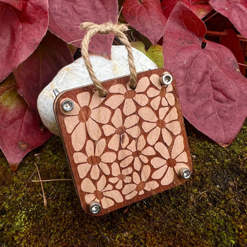 Φορητή πρέσα λουλουδιών από πεύκι, μοντέρνος μινιμαλισμός, για οικιακή χρήση