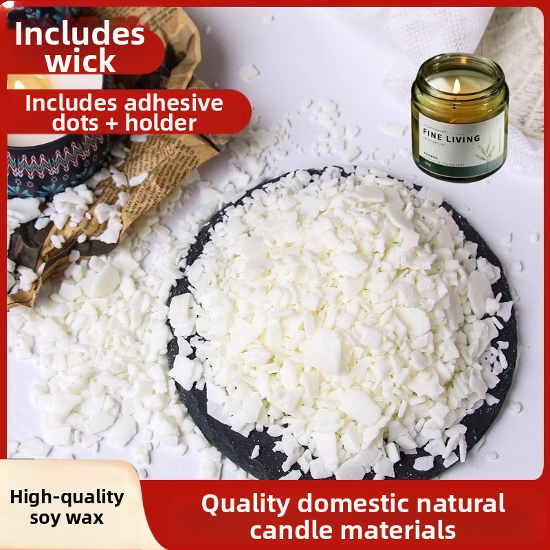 Sojų vaško DIY žvakių medžiaga – Rankų darbo kvapni žvakė su dribsnių forma; Prekės ženklas: Flower with me; Medžiaga: Sojų vaškas; Meistravimas: Rankų darbas; Žvakių tipas: Kvapioji; Forma: Dribsnių