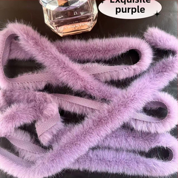 Имитирани ленти от изкуствена норова козина за DIY – суров ръб, декор за дрехи